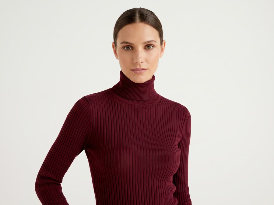 Suéter Gola Alta NORVAL Feminino