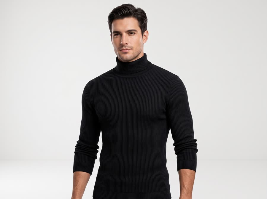 Suéter Gola Alta NORVAL Masculino